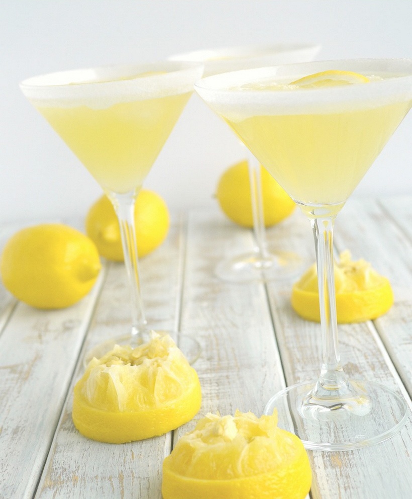 Ice Cold Refreshingly Tart Lemon Drop Martini
